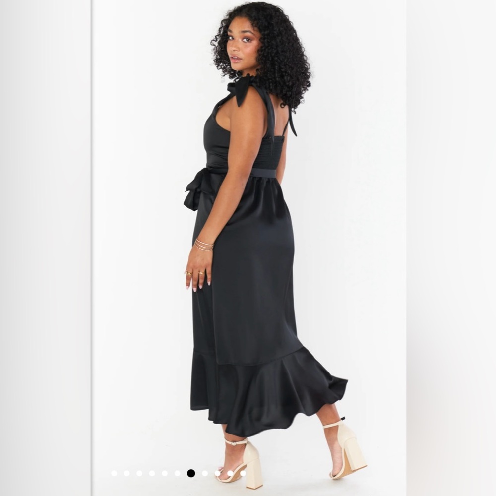 Show Me Your MuMu Claire Midi Dress - Black